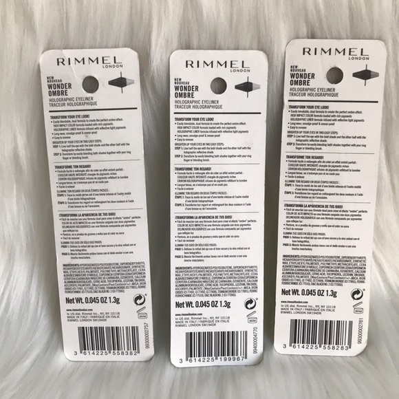 RIMMEL LONDON 3 pack Wonder Ombré Eyeliner - Picture 3 of 5